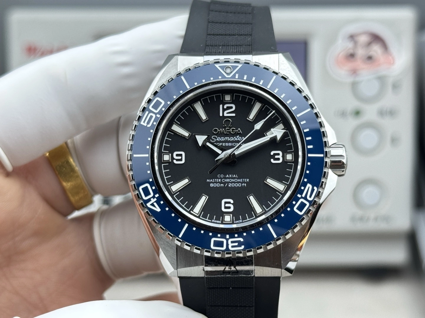 CBD Factory Omega Seamaster Planet Ocean 600M 42mm Matte Black Dial Blue Ceramic Bezel with White Diving Scale(217.30.42.21.01.002) 1:1 Super Clone – Dandong 8912 Movement Durable 242